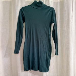 Wild Fable Ribbed Body Con Turtleneck Dress